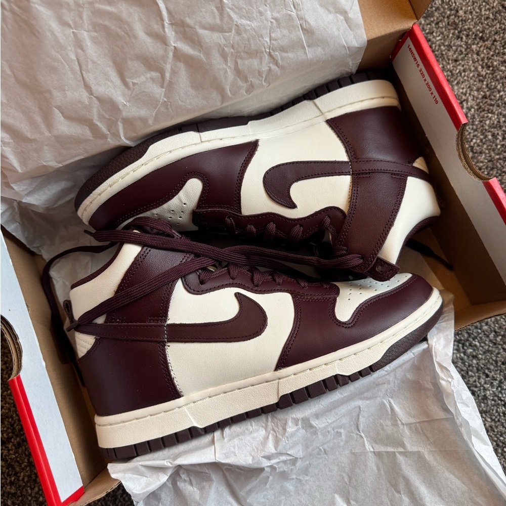 Nike Women’s High-Top Dunk Sneakers | Burgundy Crush